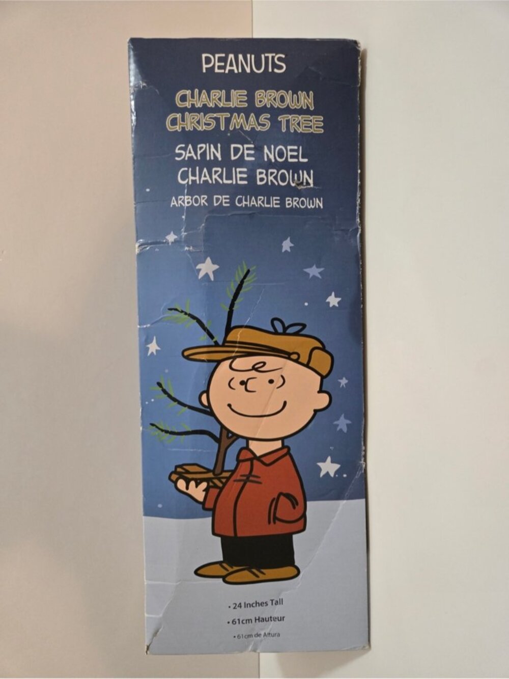 Peanuts Charlie Brown Christmas Tree 24” Tabletop Decoration Display NEW - Picture 2 of 10